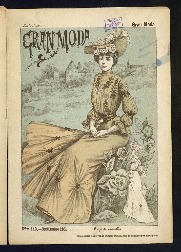Miniatura de Instantáneas : gran moda, septiembre 1901. Número 140
