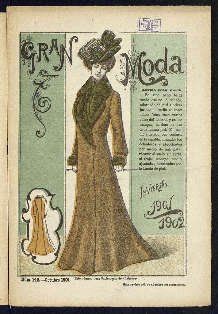 Miniatura de Instantáneas : gran moda, octubre 1901. Número 142