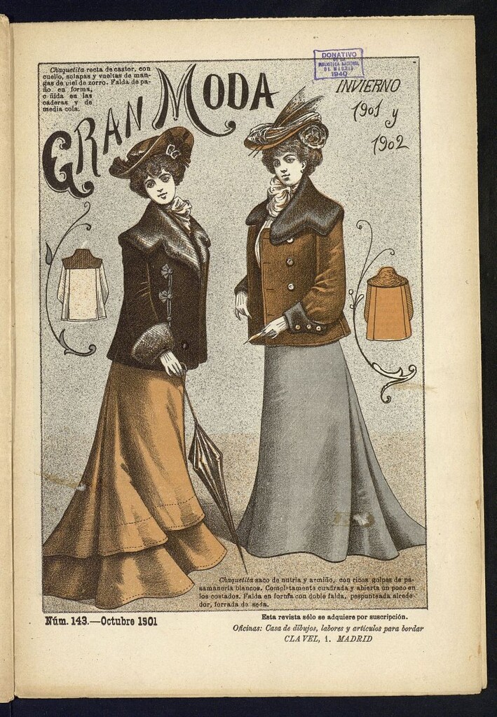 Miniatura de Instantáneas : gran moda, octubre de 1901. Número 143
