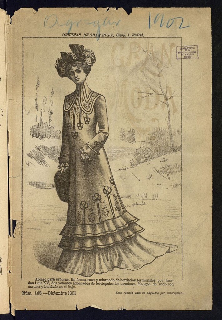 Miniatura de Instantáneas : gran moda, diciembre de 1901. Número 146