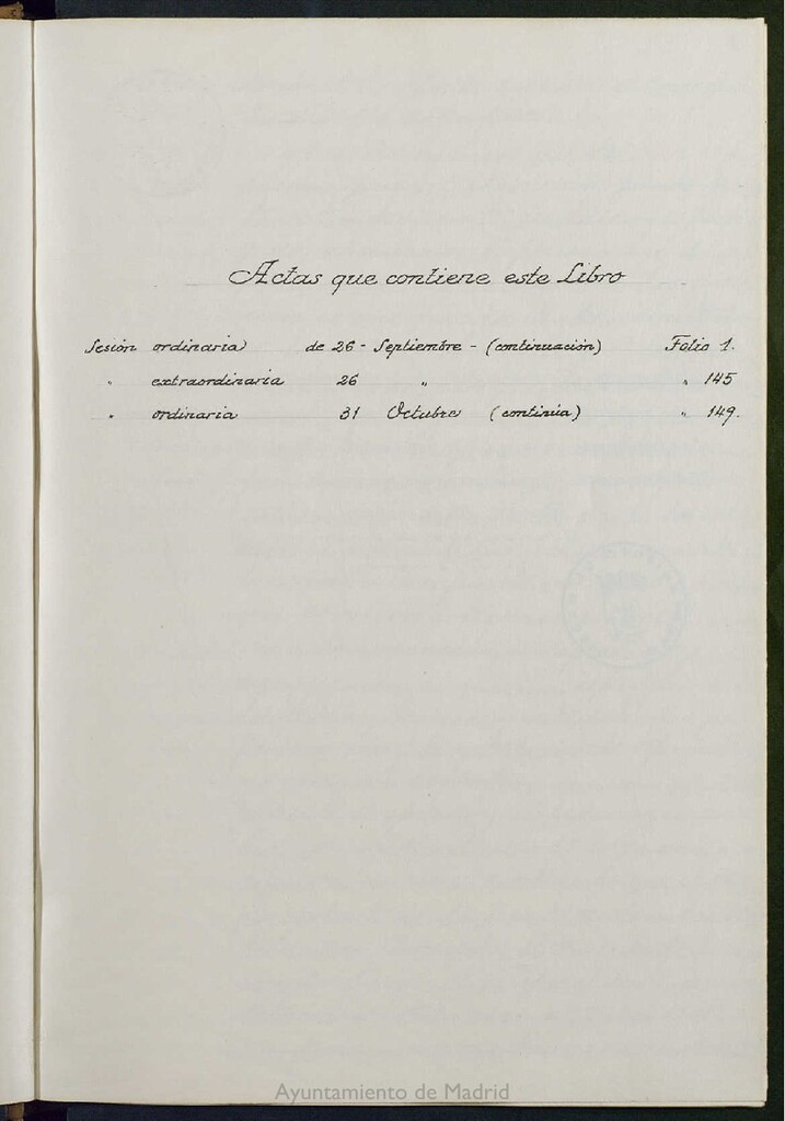 Miniatura de Actas de acuerdos del Pleno del Ayuntamiento. Tomo 5 del año 1980 (26 septiembre a 31 octubre)