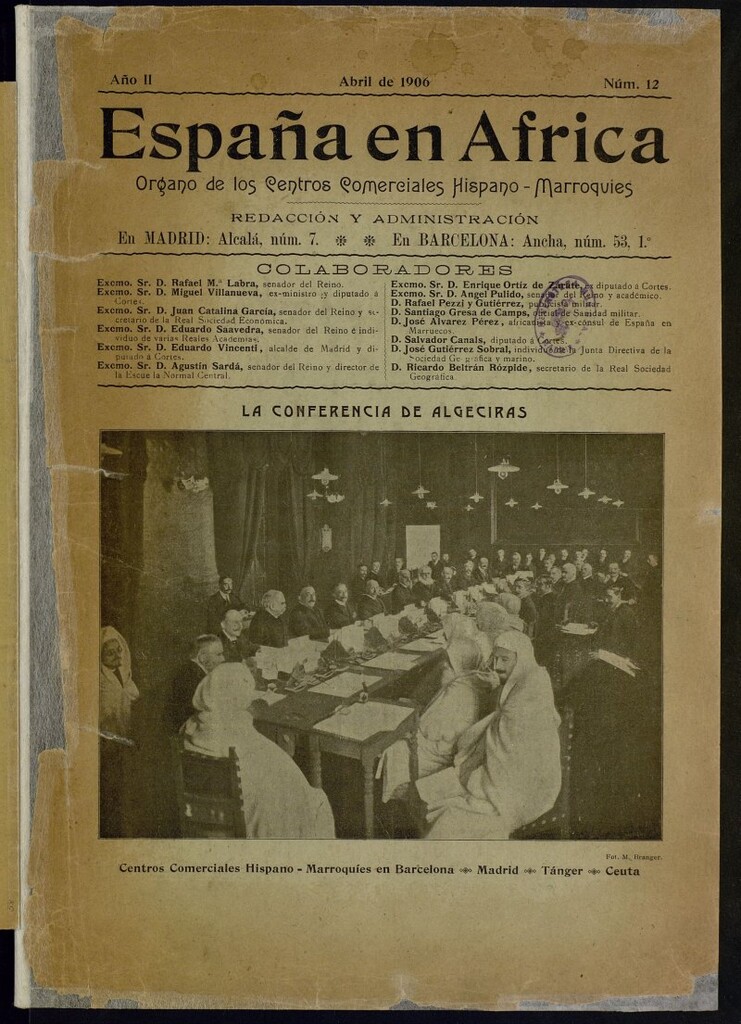 Miniatura de España en África de abril de 1906, nº 12