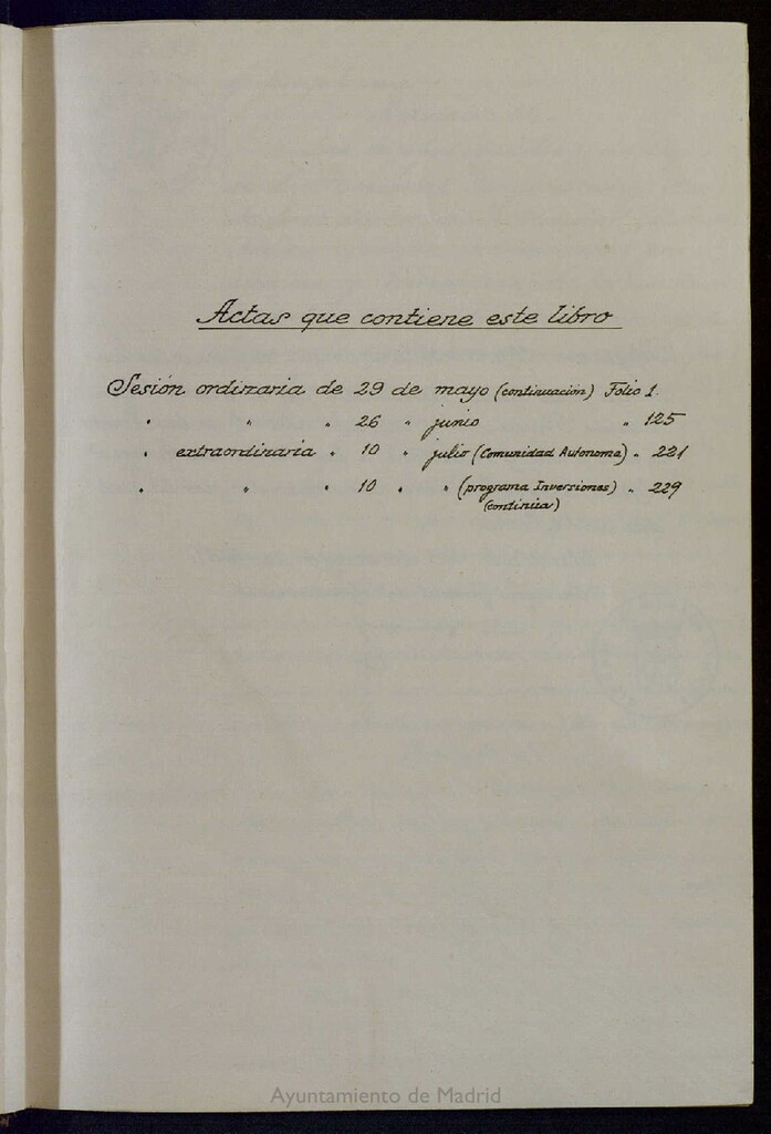 Miniatura de Actas de acuerdos del Pleno del Ayuntamiento. Tomo 3 del año 1981 (29 mayo a 10 julio)