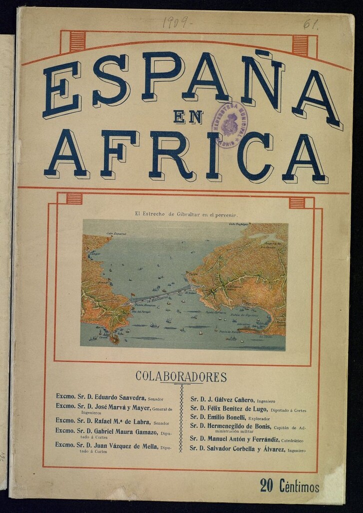 Miniatura de España en África de octubre de 1909, número extraordinario