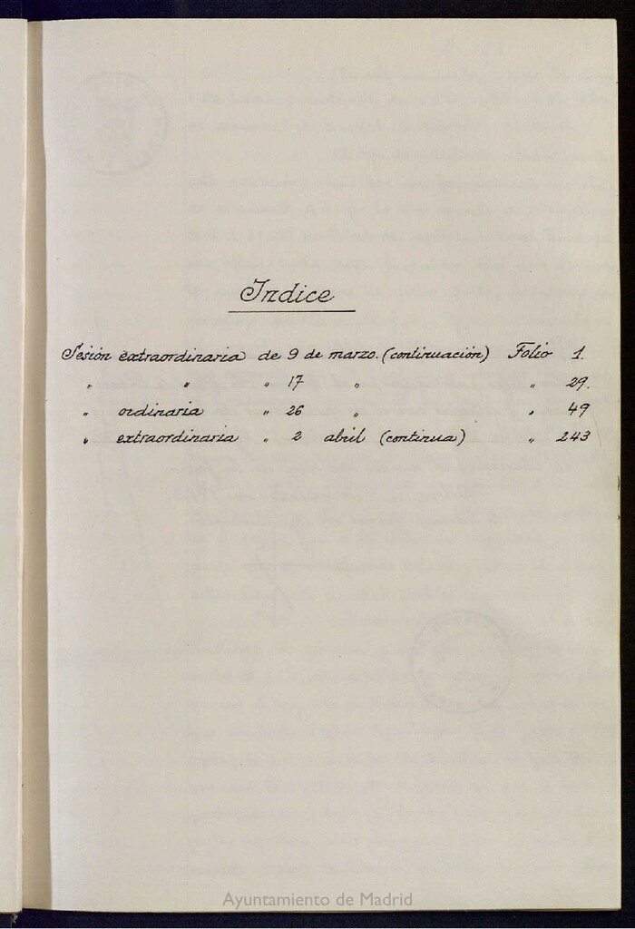 Miniatura de Actas de acuerdos del Pleno del Ayuntamiento. Tomo 2 del año 1982 (9 marzo a 2 abril)