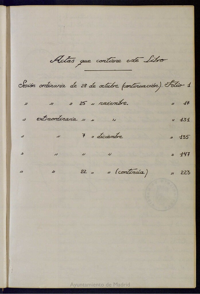 Miniatura de Actas de acuerdos del Pleno del Ayuntamiento. Tomo 5 del año 1983 (28 octubre a 22 diciembre)