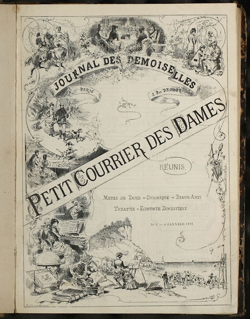 Miniatura de Journal des Demoiselles et Petit courrier des dames