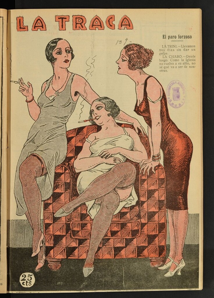 Miniatura de La Traca : semanari bilingüe festiu y lliterari de 17 de junio de 1933, nº 109