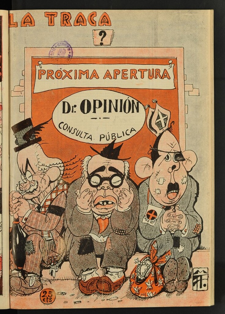 Miniatura de La Traca : semanari bilingüe festiu y lliterari del 11 de noviembre de 1933, nº 130
