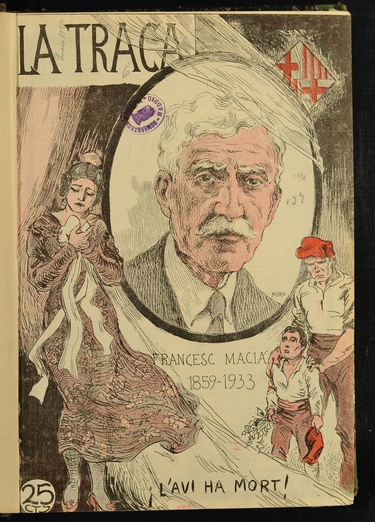 Miniatura de La Traca : semanari bilingüe festiu y lliterari del 6 de enero de 1934, nº 137