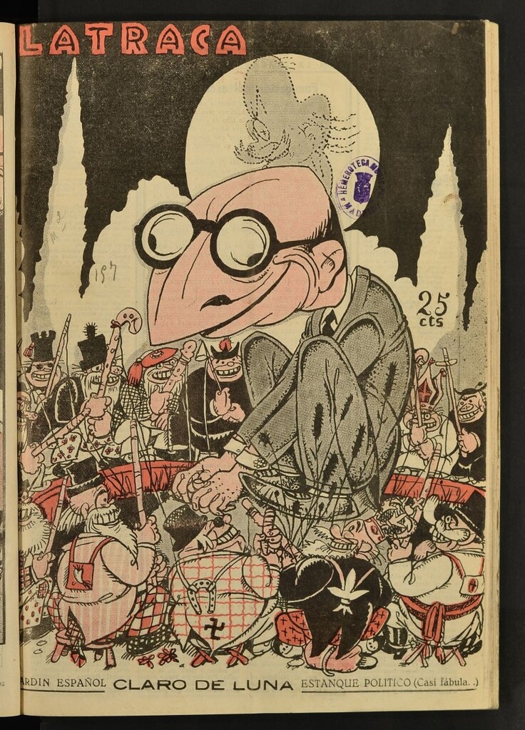 Miniatura de La Traca : semanari bilingüe festiu y lliterari del 26 de mayo de 1934, nº 157
