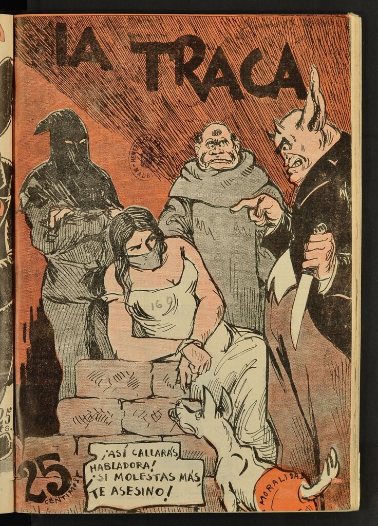 Miniatura de La Traca : semanari bilingüe festiu y lliterari del 16 de junio de 1934, nº 160