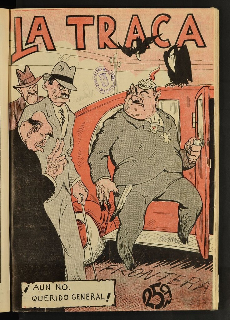 Miniatura de La Traca : semanari bilingüe festiu y lliterari del 30 de junio de 1934, nº 162
