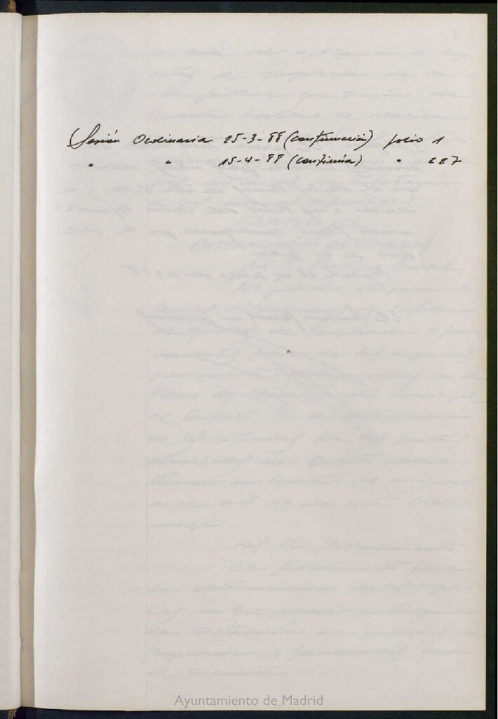 Miniatura de Actas de acuerdos del Pleno del Ayuntamiento. Tomo 4 del año 1988 (25 marzo a 15 abril)