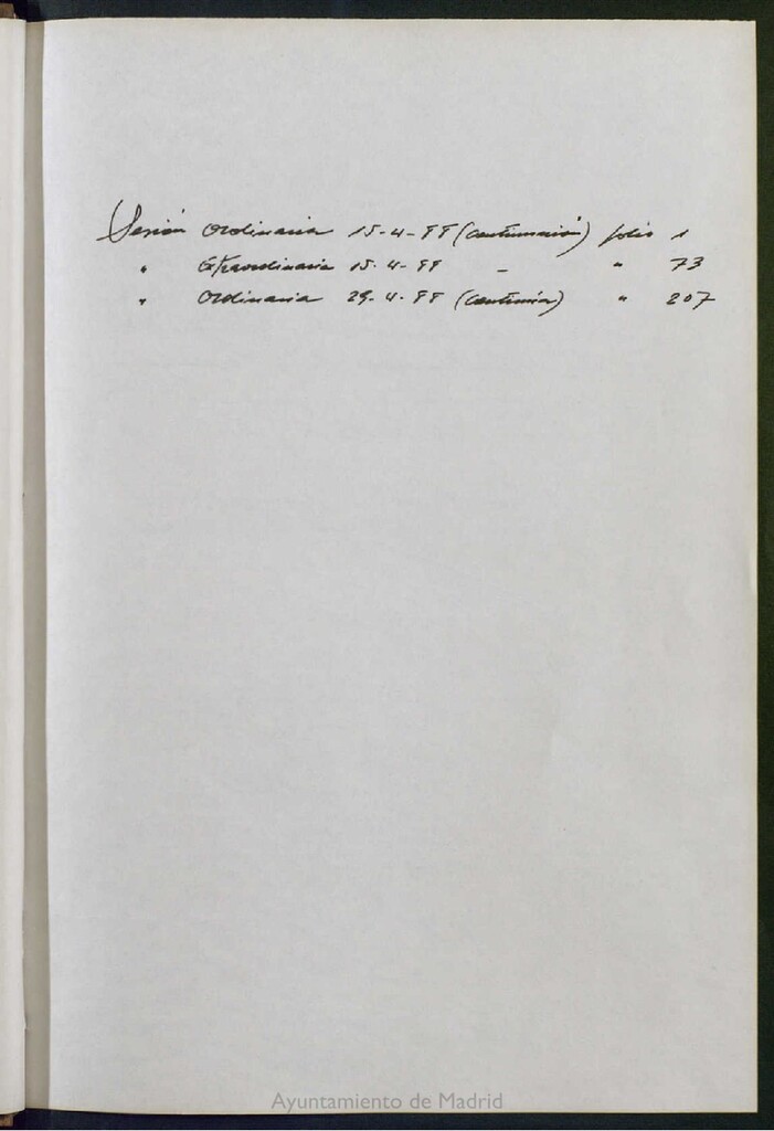 Miniatura de Actas de acuerdos del Pleno del Ayuntamiento. Tomo 5 del año 1988 (15 a 29 abril)