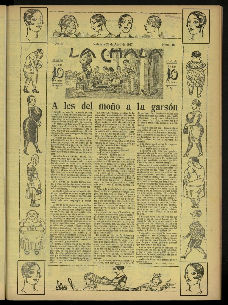 Miniatura de La Chala: semanari festiu, de 23 de abril de 1927, nº 48