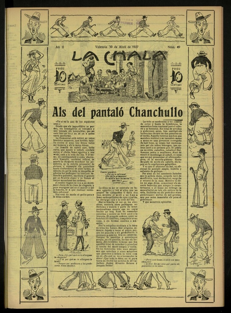 Miniatura de La Chala: semanari festiu, de 30 de abril de 1927, nº 49