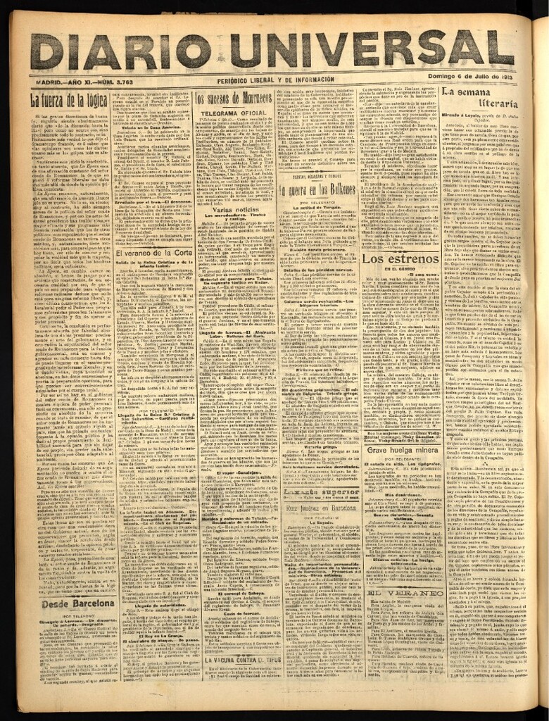 Miniatura de La Chala: semanari festiu, de 11 de junio de 1927, nº 55