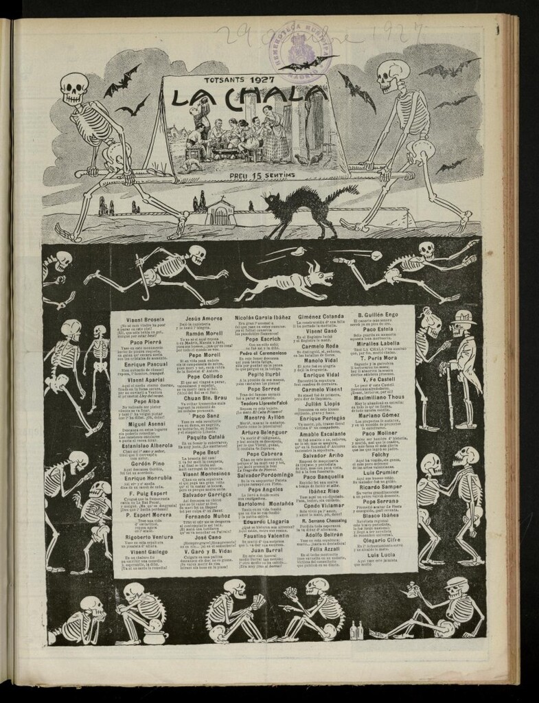Miniatura de La Chala: semanari festiu, de 29 de octubre de 1927, nº 75