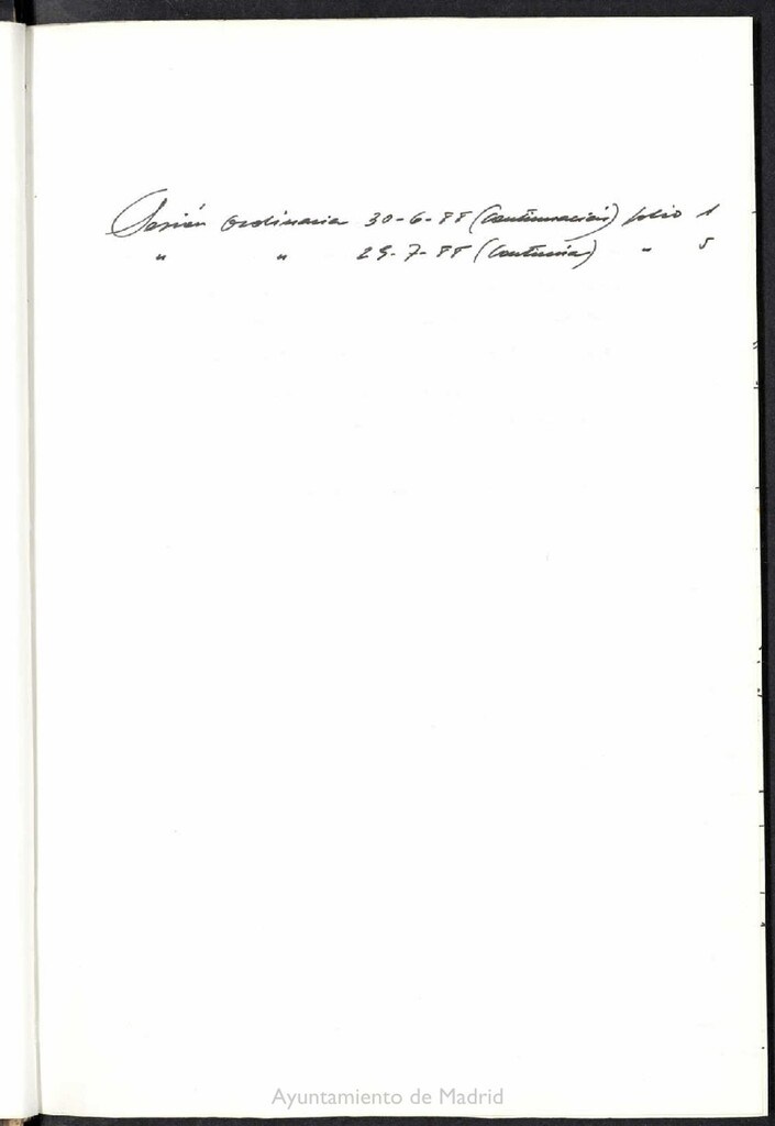 Miniatura de Actas de acuerdos del Pleno del Ayuntamiento. Tomo 11 del año 1988 (30 junio a 29 julio)
