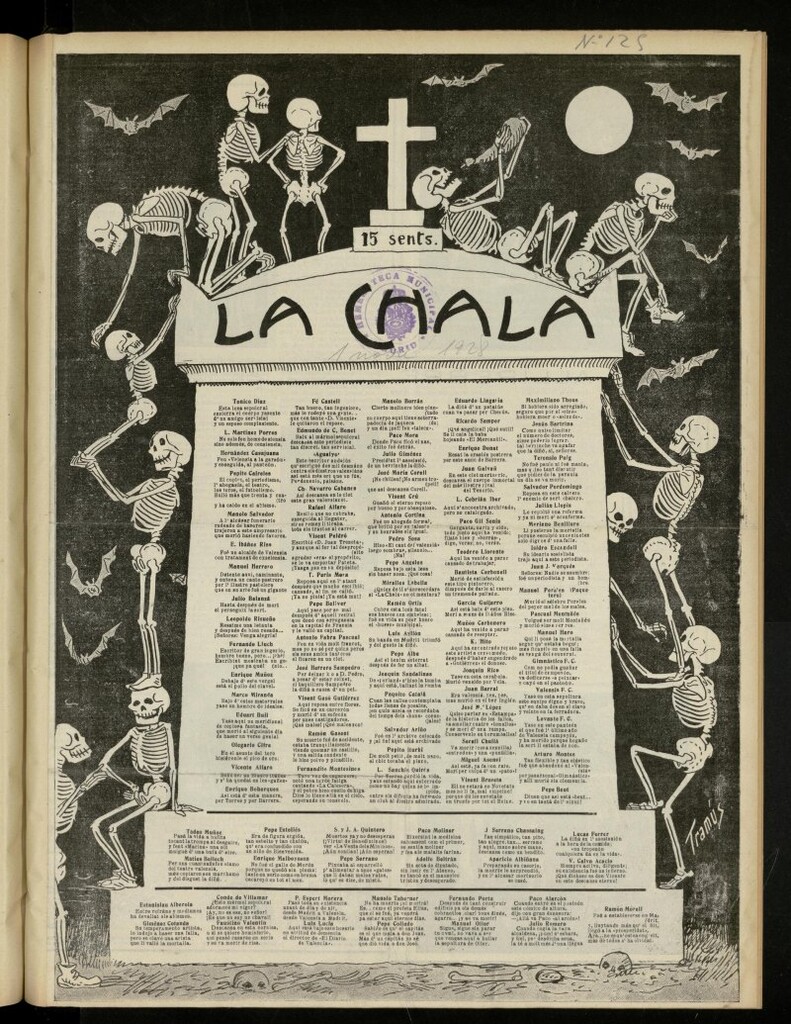 Miniatura de La Chala: semanari festiu, de 1 de noviembre de 1928, nº 125