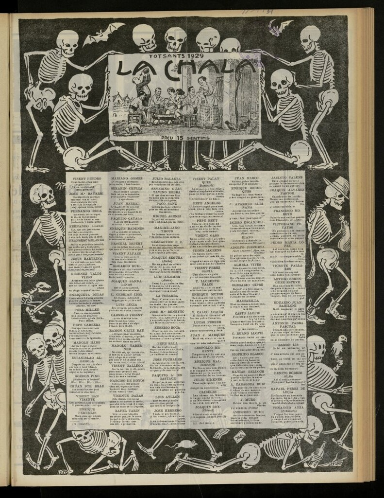 Miniatura de La Chala: semanari festiu, de 2 de noviembre de 1929, nº 174