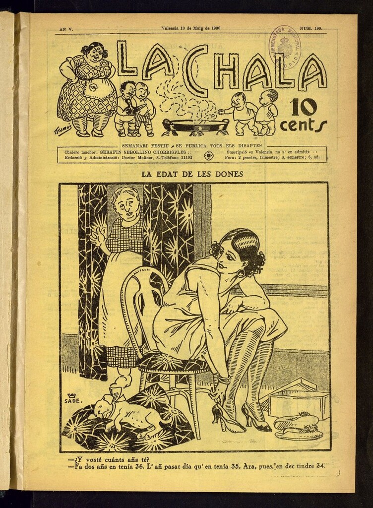 Miniatura de La Chala: semanari festiu de 10 de mayo de 1930, nº 199