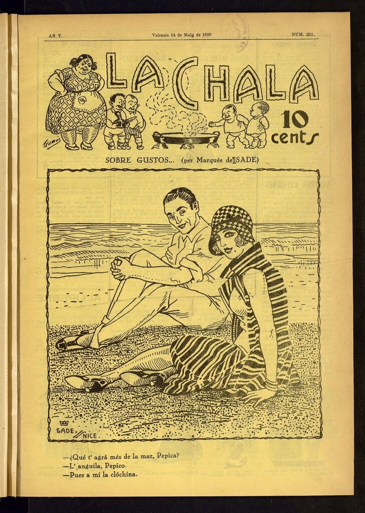 Miniatura de La Chala: semanari festiu de 24 de mayo de 1930, nº 201