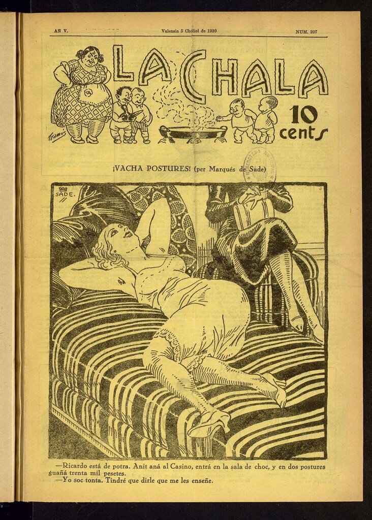 Miniatura de La Chala: semanari festiu de 5 de julio de 1930, nº 207