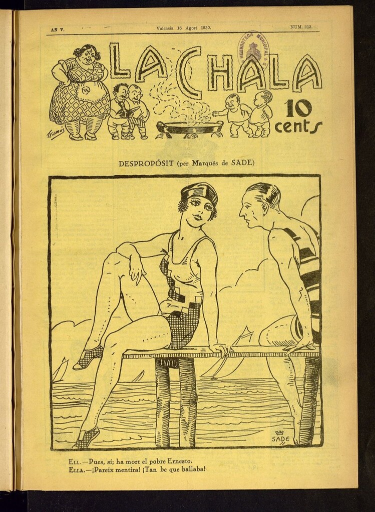 Miniatura de La Chala: semanari festiu del 16 de agosto de 1930, nº 213