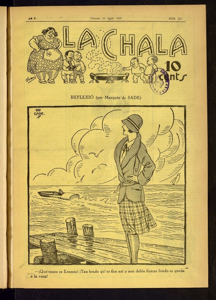 Miniatura de La Chala: semanari festiu de 23 de agosto de 1930, nº 214