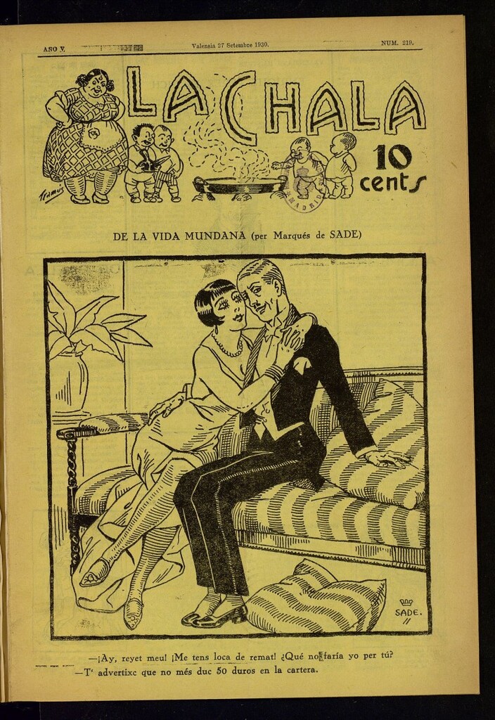 Miniatura de La Chala: semanari festiu de 27 de septiembre de 1930, nº 219