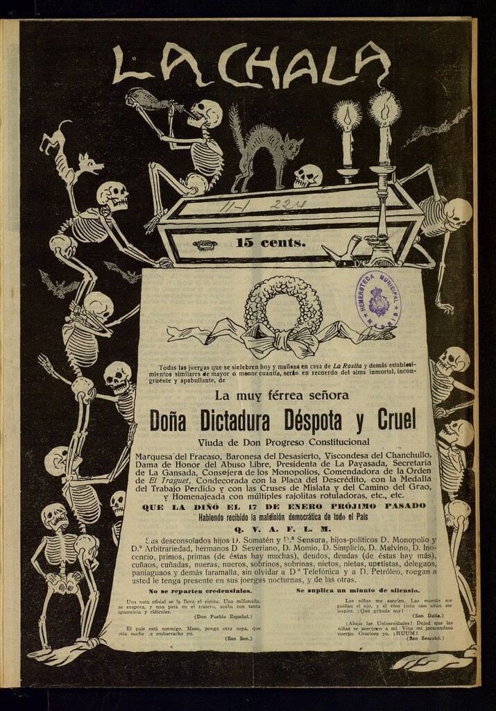 Miniatura de La Chala: semanari festiu de 1 de noviembre de 1930, nº 224