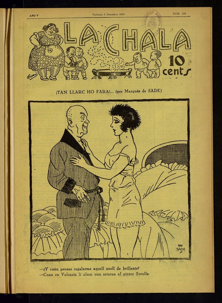 Miniatura de La Chala: semanari festiu de 6 de diciembre de 1930, nº 229