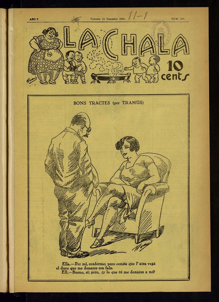 Miniatura de La Chala: semanari festiu de 13 de diciembre de 1930, nº 230