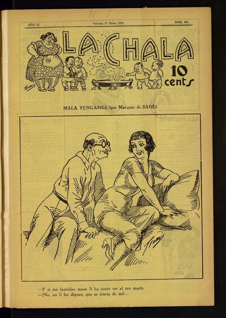 Miniatura de La Chala: semanari festiu, de 17 de enero de 1931, nº 232