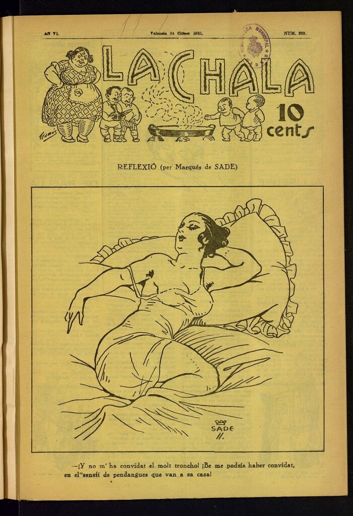 Miniatura de La Chala: semanari festiu, de 24 de enero de 1931, nº 233
