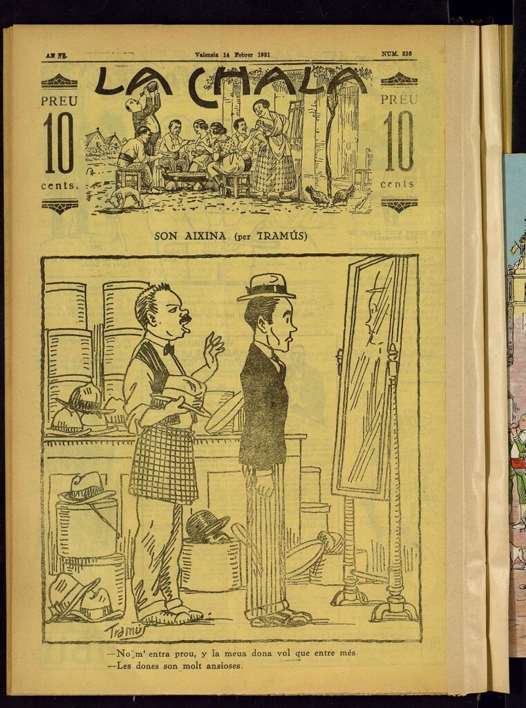 Miniatura de La Chala: semanari festiu, de 14 de febrero de 1931, nº 236