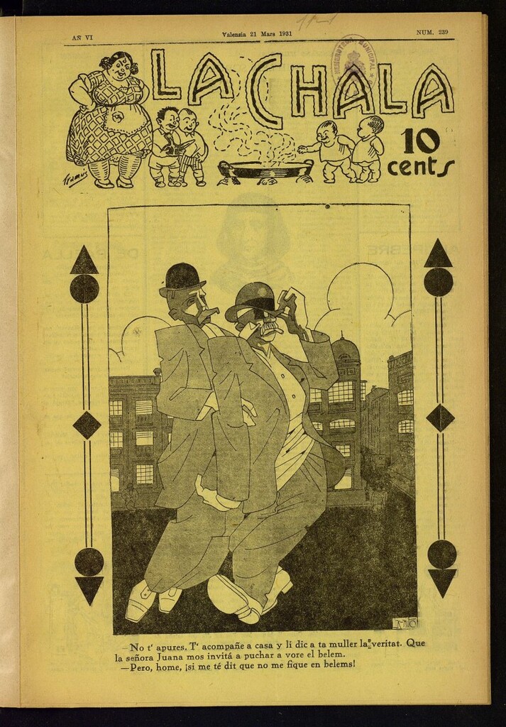 Miniatura de La Chala: semanari festiu, de 21 de marzo de 1931, nº 239