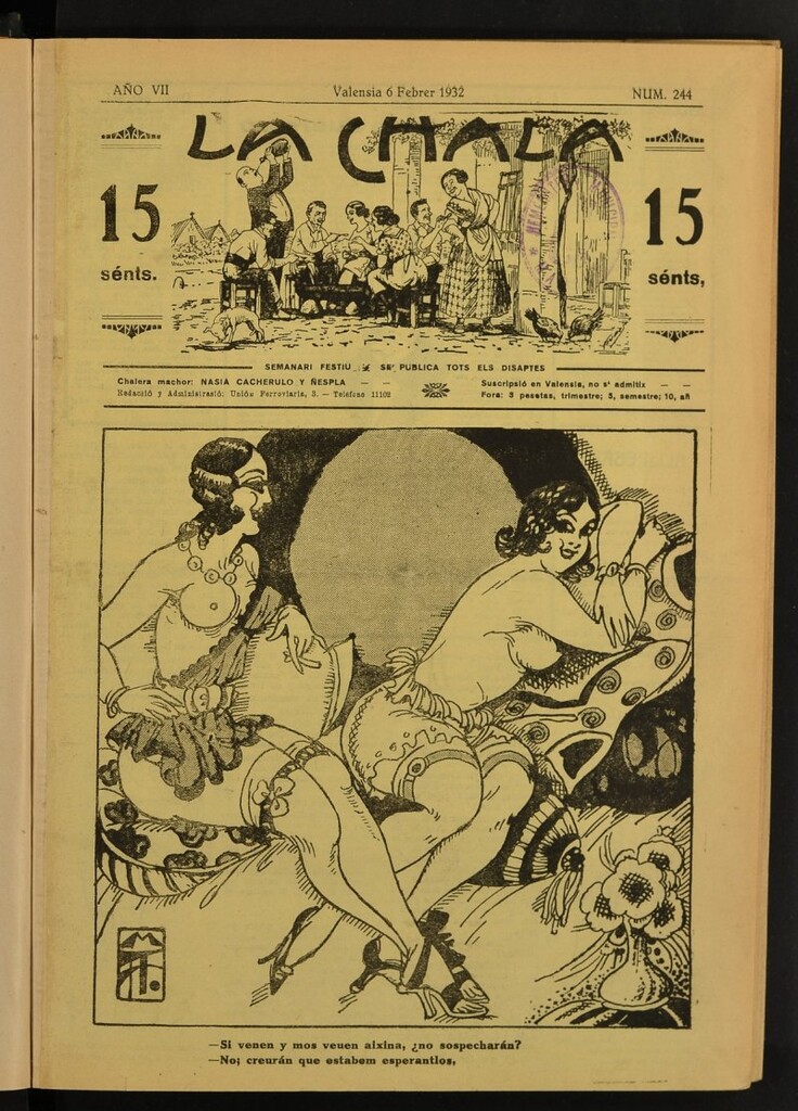 Miniatura de La Chala: semanari festiu, de 6 de febrero de 1932, nº 244