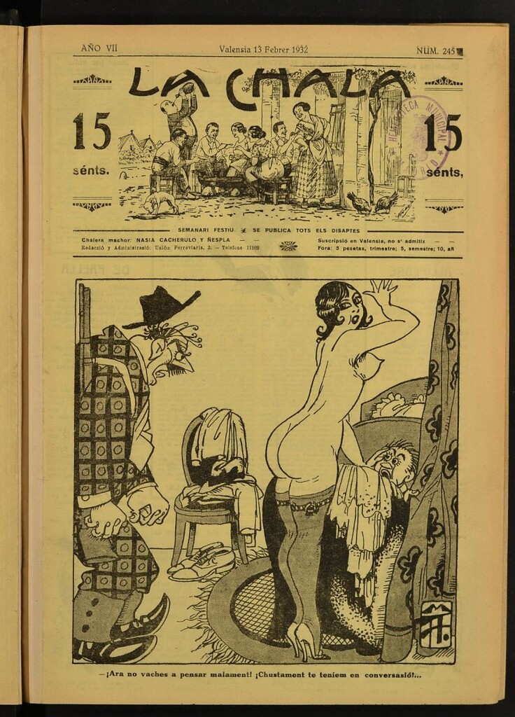 Miniatura de La Chala: semanari festiu, de 13 de febrero de 1932, nº 245