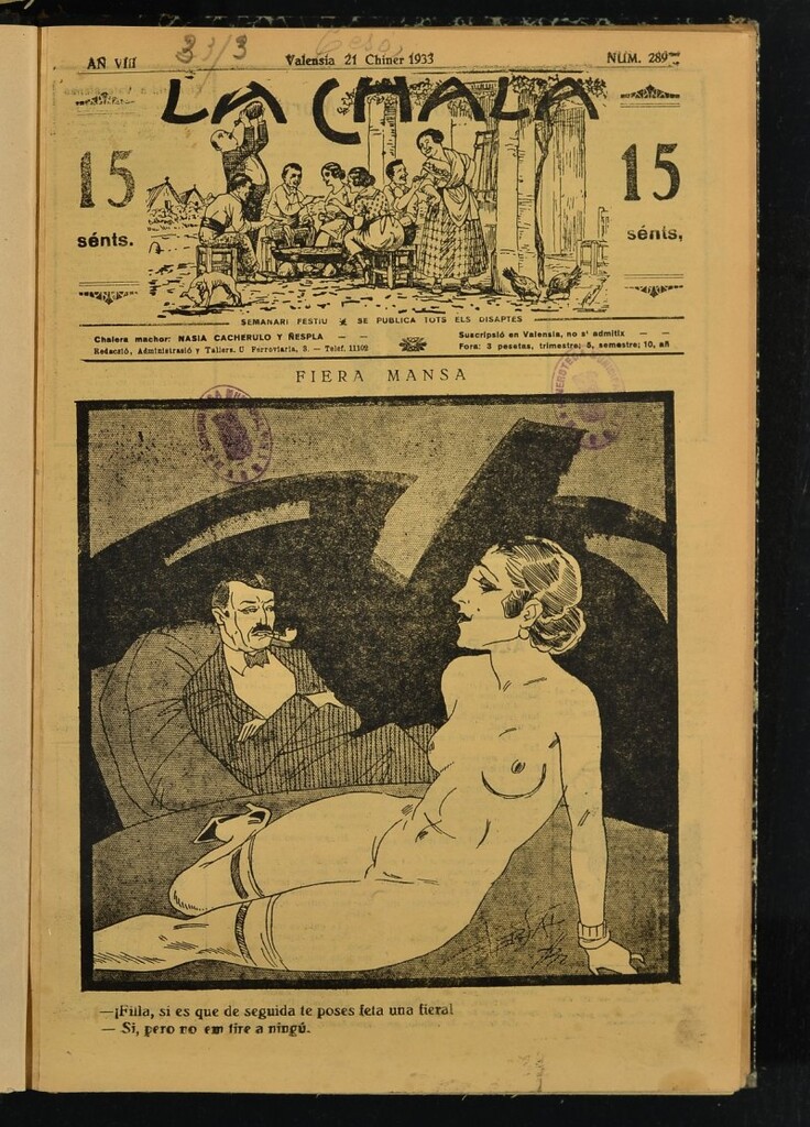 Miniatura de La Chala: semanari festiu del 21 de enero de 1933, nº 289