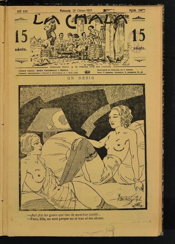 Miniatura de La Chala: semanari festiu del 28 de enero de 1933, nº 290