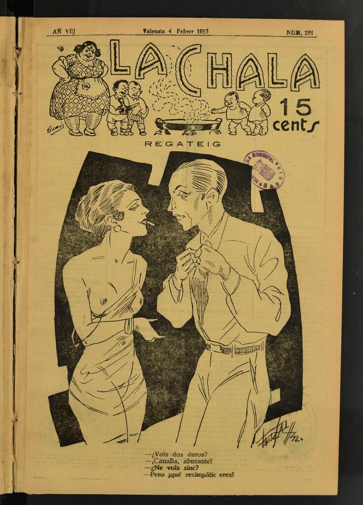 Miniatura de La Chala: semanari festiu del 4 de febrero de 1933, nº 291