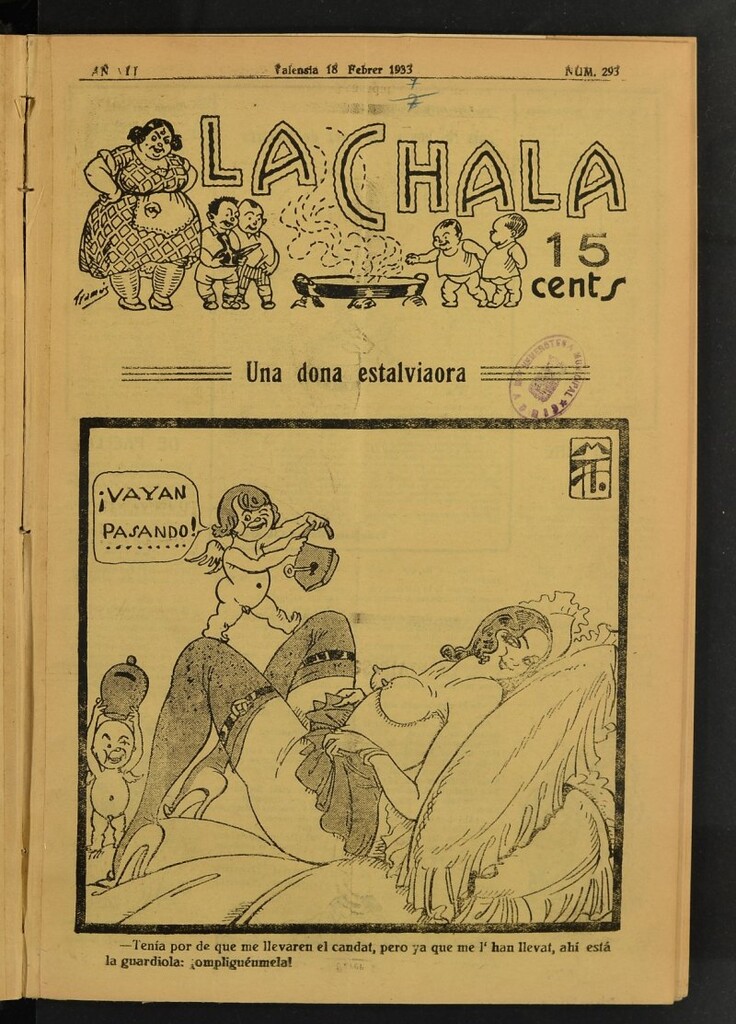 Miniatura de La Chala: semanari festiu del 18 de febrero de 1933, nº 293