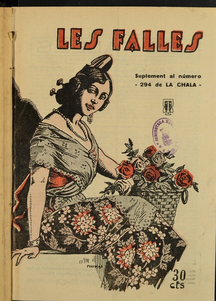 Miniatura de La Chala: semanari festiu (Les Falles del 22 de febrero de 1933), suplemento al nº 294