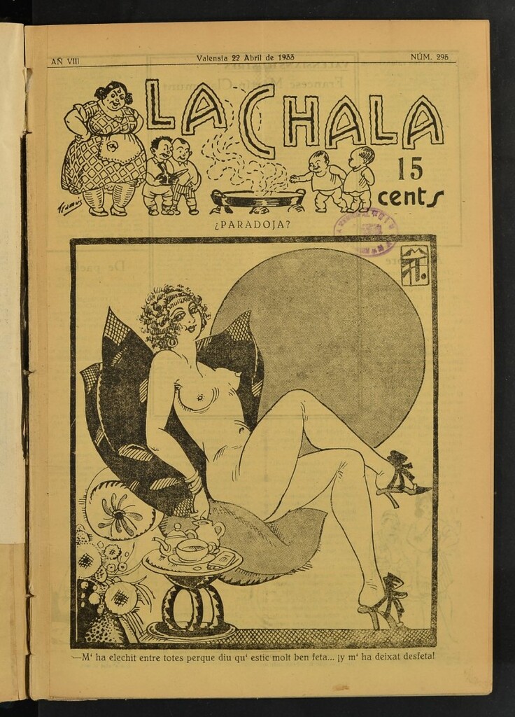 Miniatura de La Chala: semanari festiu, del 22 de abril de 1933, nº 295