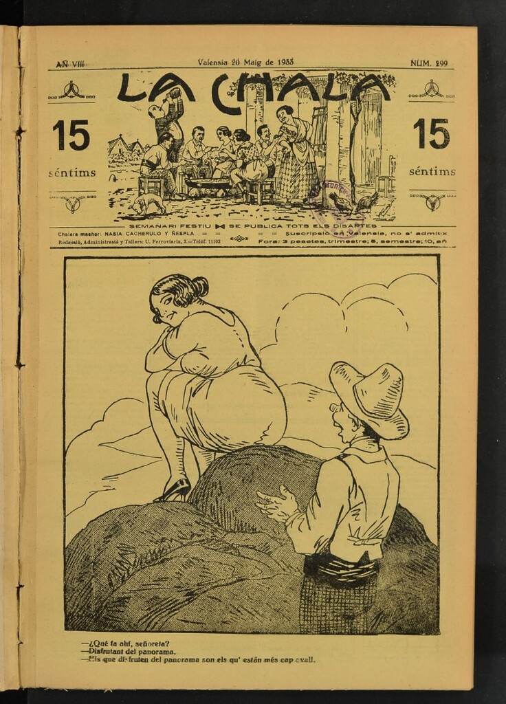 Miniatura de La Chala: semanari festiu, del 20 de mayo de 1933, nº 299