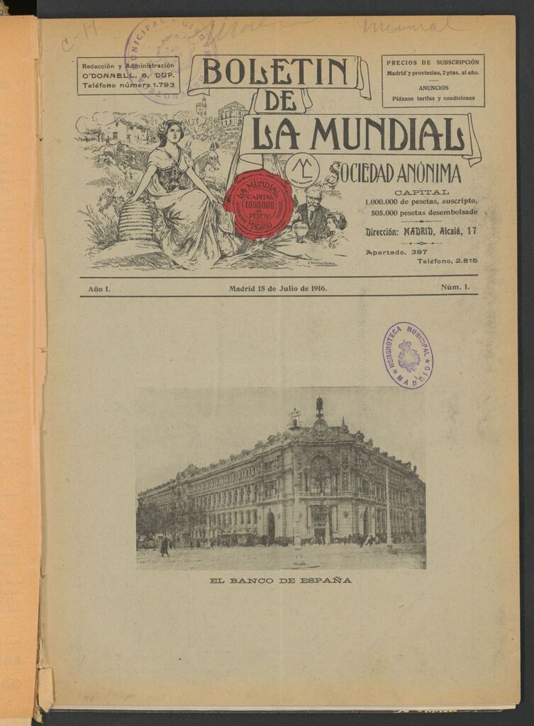 Miniatura de Boletín de La Mundial