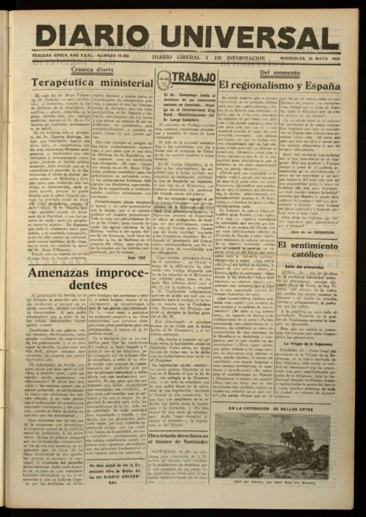 Miniatura de Diario Universal del 25 de mayo de 1932